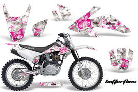 Dirt Bike Graphics Kit Decal Wrap For Honda CRF150 CRF230F 2008-2014 BUTTERFLIES PINK WHITE-atv motorcycle utv parts accessories gear helmets jackets gloves pantsAll Terrain Depot