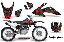 Load image into Gallery viewer, Dirt Bike Graphics Kit Decal Wrap For Honda CRF150 CRF230F 2008-2014 BUTTERFLIES RED BLACK-atv motorcycle utv parts accessories gear helmets jackets gloves pantsAll Terrain Depot