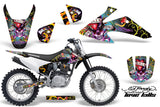 Dirt Bike Graphics Kit Decal Wrap For Honda CRF150 CRF230F 2008-2014 EDHLK BLACK