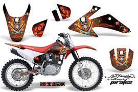 Dirt Bike Graphics Kit Decal Wrap For Honda CRF150 CRF230F 2008-2014 EDHP RED-atv motorcycle utv parts accessories gear helmets jackets gloves pantsAll Terrain Depot