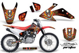 Dirt Bike Graphics Kit Decal Wrap For Honda CRF150 CRF230F 2008-2014 EDHP RED