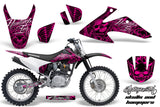 Dirt Bike Graphics Kit Decal Wrap For Honda CRF150 CRF230F 2008-2014 HISH PINK
