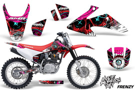 Dirt Bike Graphics Kit Decal Wrap For Honda CRF150 CRF230F 2008-2014 FRENZY RED-atv motorcycle utv parts accessories gear helmets jackets gloves pantsAll Terrain Depot