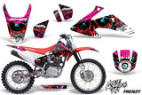 Dirt Bike Graphics Kit Decal Wrap For Honda CRF150 CRF230F 2008-2014 FRENZY RED