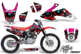 Graphics Kit Decal Wrap + # Plates For Honda CRF150 CRF230F 2008-2014 FRENZY RED-atv motorcycle utv parts accessories gear helmets jackets gloves pantsAll Terrain Depot