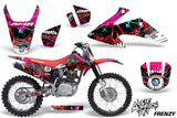 Graphics Kit Decal Wrap + # Plates For Honda CRF150 CRF230F 2008-2014 FRENZY RED