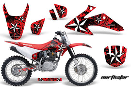 Dirt Bike Graphics Kit Decal Wrap For Honda CRF150 CRF230F 2008-2014 NORTHSTAR RED-atv motorcycle utv parts accessories gear helmets jackets gloves pantsAll Terrain Depot