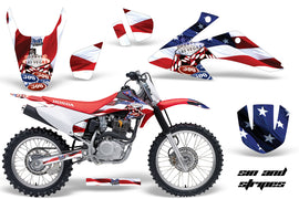 Dirt Bike Graphics Kit Decal Wrap For Honda CRF150 CRF230F 2008-2014 USA SINS-atv motorcycle utv parts accessories gear helmets jackets gloves pantsAll Terrain Depot