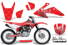 Load image into Gallery viewer, Dirt Bike Graphics Kit Decal Wrap For Honda CRF150 CRF230F 2008-2014 RELOADED CHROME RED-atv motorcycle utv parts accessories gear helmets jackets gloves pantsAll Terrain Depot