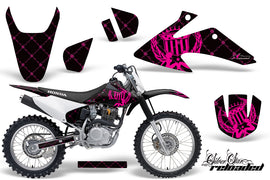 Dirt Bike Graphics Kit Decal Wrap For Honda CRF150 CRF230F 2008-2014 RELOADED PINK BLACK-atv motorcycle utv parts accessories gear helmets jackets gloves pantsAll Terrain Depot
