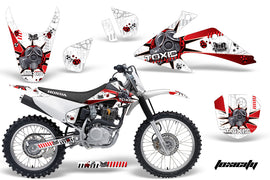 Dirt Bike Graphics Kit Decal Wrap For Honda CRF150 CRF230F 2008-2014 TOXIC RED WHITE-atv motorcycle utv parts accessories gear helmets jackets gloves pantsAll Terrain Depot
