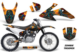 Dirt Bike Graphics Kit Decal Wrap For Honda CRF150 CRF230F 2008-2014 ZOMBIE ORANGE-atv motorcycle utv parts accessories gear helmets jackets gloves pantsAll Terrain Depot