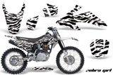 Dirt Bike Graphics Kit Decal Wrap For Honda CRF150 CRF230F 2008-2014 ZEBRA WHITE BLACK