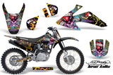Graphics Kit Decal Wrap + # Plates For Honda CRF150 CRF230F 2008-2014 EDHLK BLACK