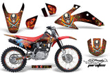 Graphics Kit Decal Wrap + # Plates For Honda CRF150 CRF230F 2008-2014 EDHP RED
