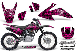Graphics Kit Decal Wrap + # Plates For Honda CRF150 CRF230F 2008-2014 HISH PINK-atv motorcycle utv parts accessories gear helmets jackets gloves pantsAll Terrain Depot
