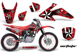 Graphics Kit Decal Wrap + # Plates For Honda CRF150 CRF230F 2008-2014 NORTHSTAR RED-atv motorcycle utv parts accessories gear helmets jackets gloves pantsAll Terrain Depot