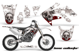 Dirt Bike Graphics Kit Decal Sticker Wrap For Honda CRF250R 2004-2009 BONES WHITE-atv motorcycle utv parts accessories gear helmets jackets gloves pantsAll Terrain Depot