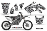 Dirt Bike Graphics Kit Decal Sticker Wrap For Honda CRF250R 2004-2009 DIGICAMO BLACK