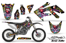 Dirt Bike Graphics Kit Decal Sticker Wrap For Honda CRF250R 2004-2009 EDHLK BLACK-atv motorcycle utv parts accessories gear helmets jackets gloves pantsAll Terrain Depot