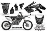 Dirt Bike Graphics Kit Decal Sticker Wrap For Honda CRF250R 2004-2009 HISH SILVER