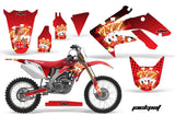 Dirt Bike Graphics Kit Decal Sticker Wrap For Honda CRF250R 2004-2009 JACKPOT RED