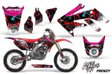 Graphics Kit Decal Sticker Wrap + # Plates For Honda CRF250R 2004-2009 FRENZY RED