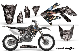 Dirt Bike Graphics Kit Decal Sticker Wrap For Honda CRF250R 2004-2009 HATTER SILVER BLACK-atv motorcycle utv parts accessories gear helmets jackets gloves pantsAll Terrain Depot