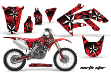 Load image into Gallery viewer, Dirt Bike Graphics Kit Decal Sticker Wrap For Honda CRF250R 2004-2009 NORTHSTAR RED-atv motorcycle utv parts accessories gear helmets jackets gloves pantsAll Terrain Depot