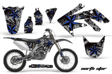 Load image into Gallery viewer, Dirt Bike Graphics Kit Decal Sticker Wrap For Honda CRF250R 2004-2009 NORTHSTAR BLUE SILVER-atv motorcycle utv parts accessories gear helmets jackets gloves pantsAll Terrain Depot