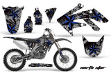 Dirt Bike Graphics Kit Decal Sticker Wrap For Honda CRF250R 2004-2009 NORTHSTAR BLUE SILVER