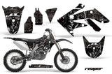 Dirt Bike Graphics Kit Decal Sticker Wrap For Honda CRF250R 2004-2009 REAPER BLACK