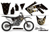 Dirt Bike Graphics Kit Decal Sticker Wrap For Honda CRF250R 2004-2009 RELOADED GREEN BLACK