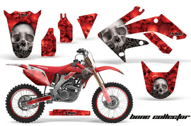 Graphics Kit Decal Sticker Wrap + # Plates For Honda CRF250R 2004-2009 BONES RED-atv motorcycle utv parts accessories gear helmets jackets gloves pantsAll Terrain Depot