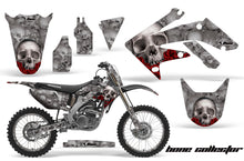 Load image into Gallery viewer, Graphics Kit Decal Sticker Wrap + # Plates For Honda CRF250R 2004-2009 BONES SILVER-atv motorcycle utv parts accessories gear helmets jackets gloves pantsAll Terrain Depot