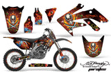 Graphics Kit Decal Sticker Wrap + # Plates For Honda CRF250R 2004-2009 EDHP RED