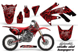 Graphics Kit Decal Sticker Wrap + # Plates For Honda CRF250R 2004-2009 HISH RED