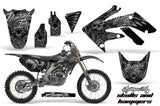 Graphics Kit Decal Sticker Wrap + # Plates For Honda CRF250R 2004-2009 HISH SILVER