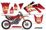 Graphics Kit Decal Sticker Wrap + # Plates For Honda CRF250R 2004-2009 JACKPOT RED
