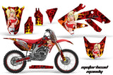 Graphics Kit Decal Sticker Wrap + # Plates For Honda CRF250R 2004-2009 MOTO MANDY RED