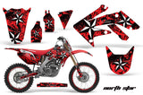 Graphics Kit Decal Sticker Wrap + # Plates For Honda CRF250R 2004-2009 NORTHSTAR RED
