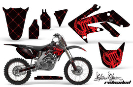 Graphics Kit Decal Sticker Wrap + # Plates For Honda CRF250R 2004-2009 RELOADED RED BLACK-atv motorcycle utv parts accessories gear helmets jackets gloves pantsAll Terrain Depot