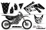 Graphics Kit Decal Sticker Wrap + # Plates For Honda CRF250R 2004-2009 RELOADED WHITE BLACK