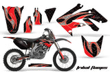Graphics Kit Decal Sticker Wrap + # Plates For Honda CRF250R 2004-2009 TRIBAL RED BLACK