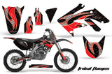 Graphics Kit Decal Sticker Wrap + # Plates For Honda CRF250R 2004-2009 TRIBAL RED BLACK