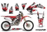 Dirt Bike Decal Graphics Kit MX Sticker Wrap For Honda CRF250X 2004-2017 CAMOPLATE RED