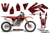 Dirt Bike Decal Graphics Kit MX Sticker Wrap For Honda CRF250X 2004-2017 HISH RED