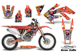 Dirt Bike Decal Graphics Kit MX Sticker Wrap For Honda CRF250X 2004-2017 EDHLK RED