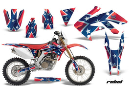 Dirt Bike Decal Graphics Kit MX Sticker Wrap For Honda CRF250X 2004-2017 REBEL-atv motorcycle utv parts accessories gear helmets jackets gloves pantsAll Terrain Depot