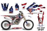 Dirt Bike Decal Graphics Kit MX Sticker Wrap For Honda CRF250X 2004-2017 USA SINS